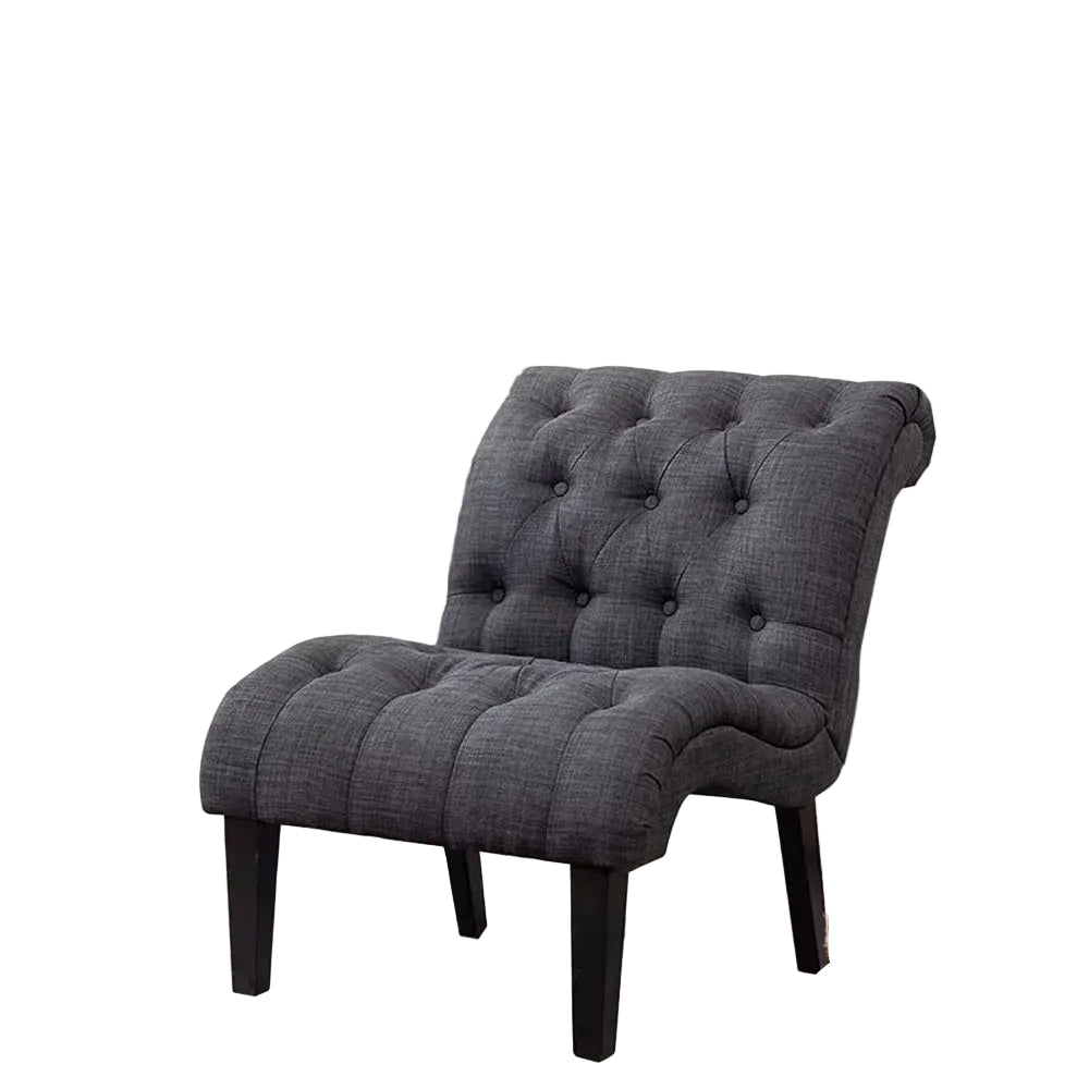 Lounge-Sessel mit Leinenbezug
