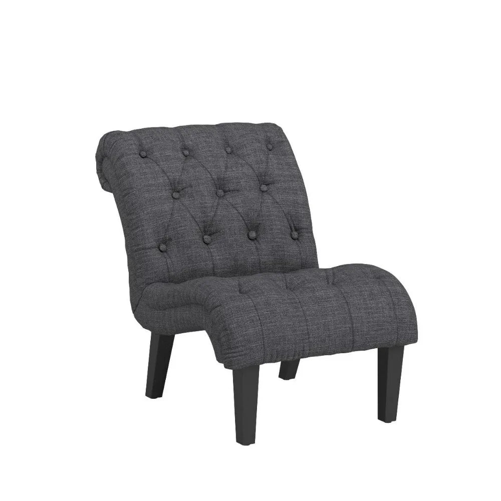 Lounge-Sessel mit Leinenbezug
