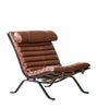 Lederbezug, höhenverstellbarer Lounge-Sessel