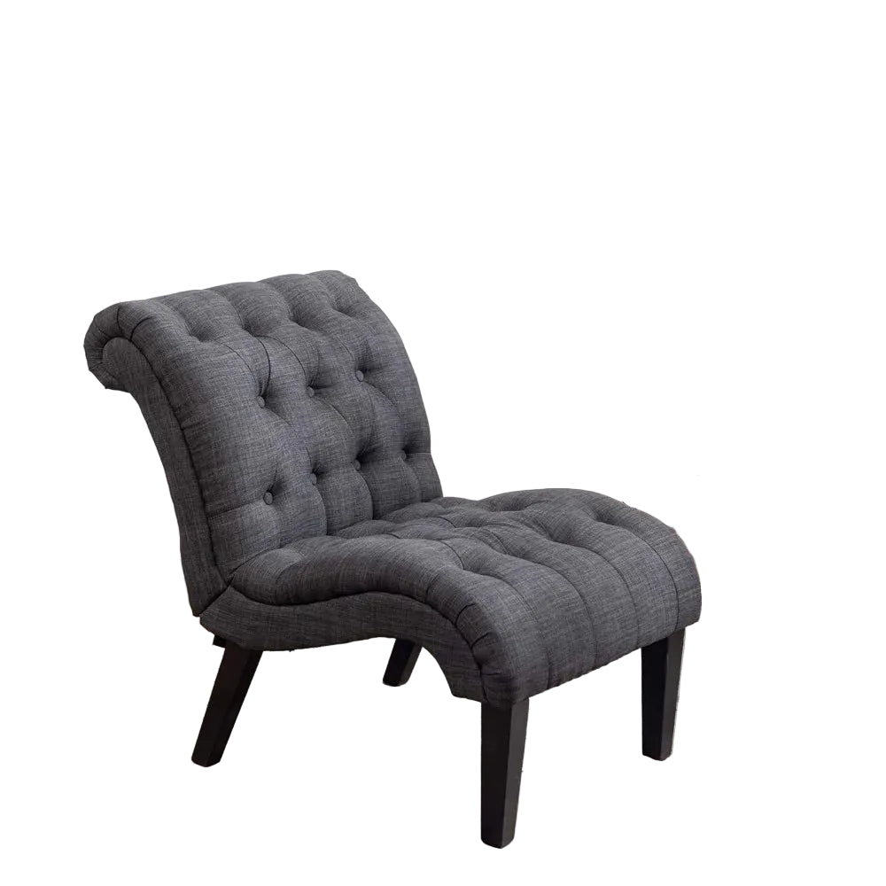 Lounge-Sessel mit Leinenbezug