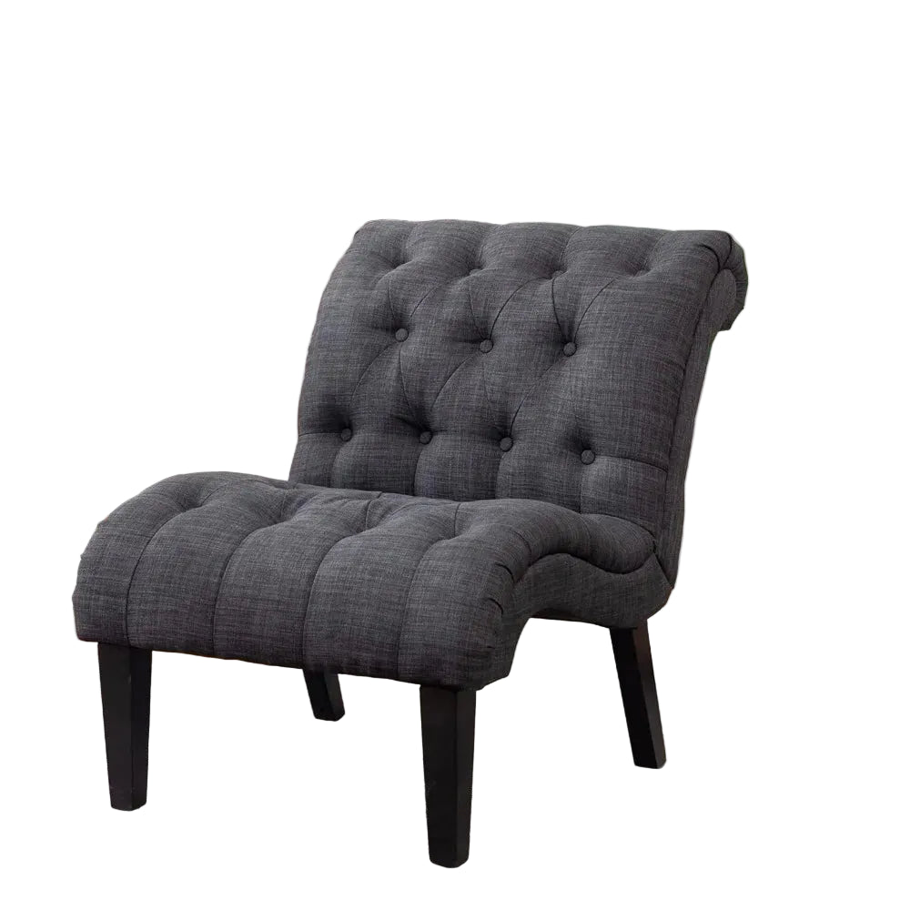 Lounge-Sessel mit Leinenbezug